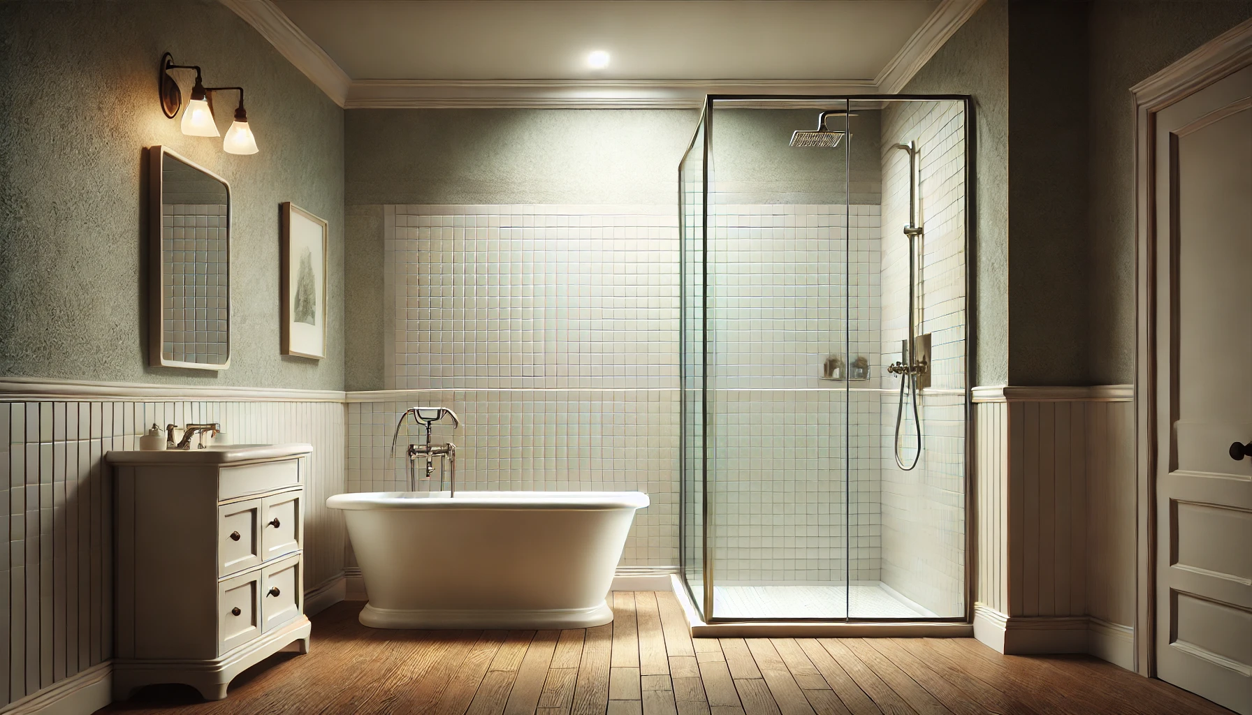 Badewanne zur Dusche